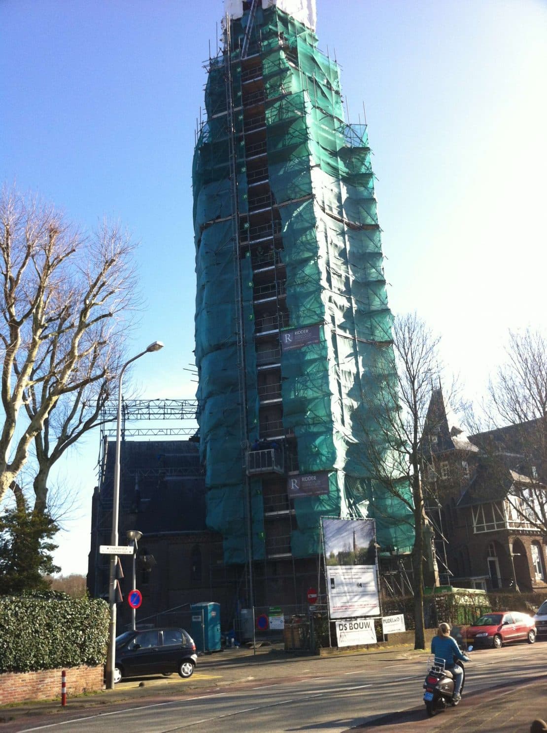Bouwlift MP50, Renovatie kerktoren - De Jong's Liften