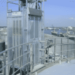 Industriële ATEX lift uitgevoerd met hoge etagedeuren - De Jong's Liften