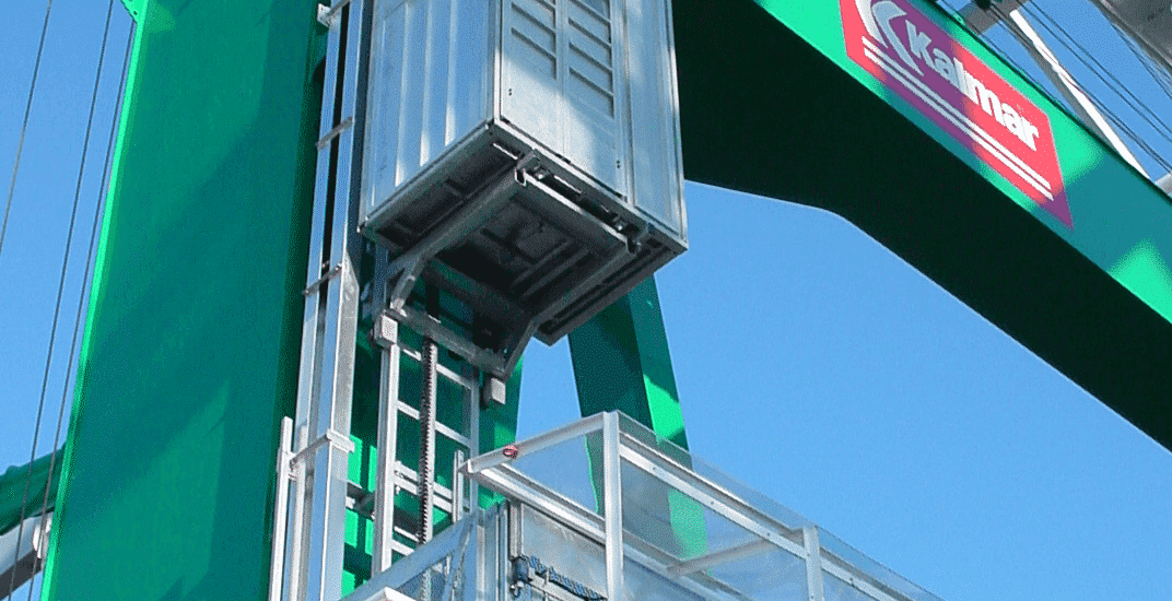 Industriële lift PE-serie met etagedeuren - De Jong's Liften